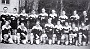 Tre Pini. i Tutti Neri nella formazione vincitrice del primo scudetto nel 1969-1970, col presidente Giuseppe Longato e il capitano Roberto Luise (Laura Calore)